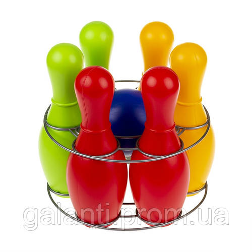 Кегли Colorplast Радуга 6 кегли - 6 шт шар 0725 GL, код: 7916590 (ID ...