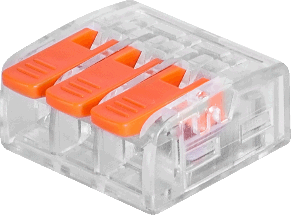 Клемна колодка трійна E.Next з важелями, AC/DC 12-240 В, 3 контакти