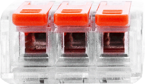 Клемна колодка трійна E.Next з важелями, AC/DC 12-240 В, 3 контакти, фото 3