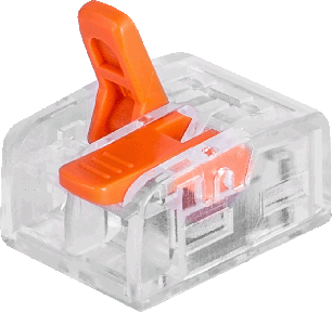 Клемна колодка E.Next подвійна з натискним важелем, AC/DC 12-240 В, 2 контакти, фото 2