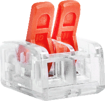 Клемна колодка E.Next подвійна з натискним важелем, AC/DC 12-240 В, 2 контакти, фото 4