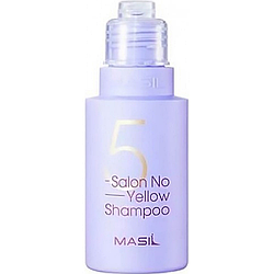 Тонуючий шампунь проти жовтизни волосся Masil 5 Salon No Yellow Shampoo 50 ml