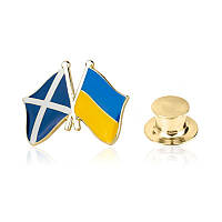 Значок BROCHE Флаг Шотландия-Украина разноцветный BRGV112809 UM, код: 7672371