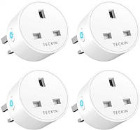 Teckin Mini SP27 Wi-Fi Smart Plug (Пакет з 4), A умная смарт розетка набор 4 шт