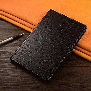 Чохол для iPad Pro 11" (2021) з натуральної шкіри протиударний вологостійкий книжка з підставкою "ALPINEX" Чорний