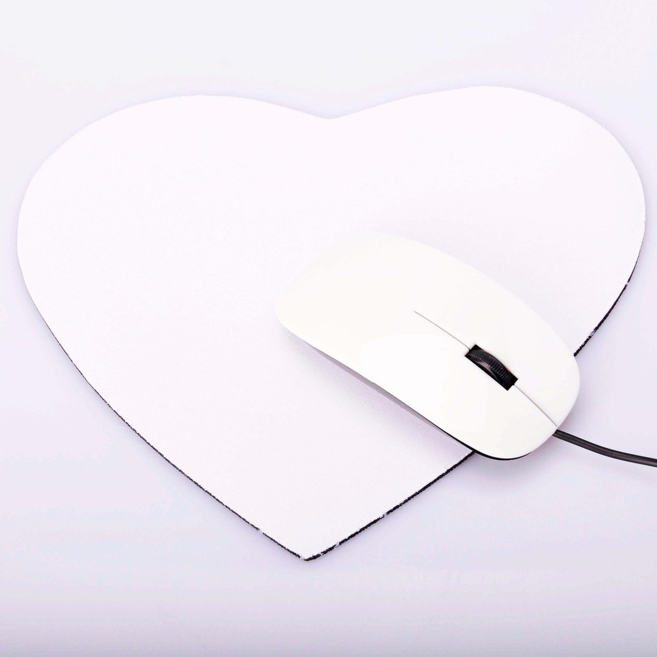 Килимок для мишки сублімаційний у формі Серце, товщина 3 мм