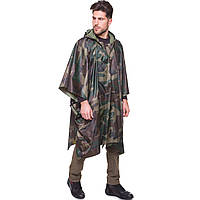 Дождевик плащ-палатка Zelart TY-0548 107*145 см Camouflage (MR11119)