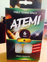М'ячик для настільного тенісу ATEMI * (1 шт.-40 мм)