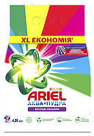 Стиральный порошок Ariel Аквапудра Color Яркие цвета, автомат, 27 стирок, 4.05 кг