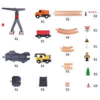 Игровой набор Tooky Toy Железная дорога Строительная площадка (TH682)