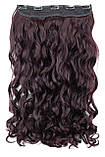 Волосся для нарощування на кліпсах 40 см або 55 см, об'ємна та хвиляста шиньйон, фото 2