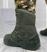 Тактические ботинки lowa олива высокие демисезонные, Военные берцы Gore-Tex осени, Тактическая обувь Olive 44