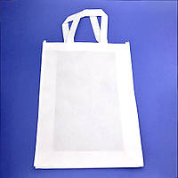 Еко сумка для сублімації зі спанбонду 40х30х6 см