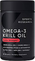 Sports Research Krill Oil 1000 mg 60 гелевых капсул