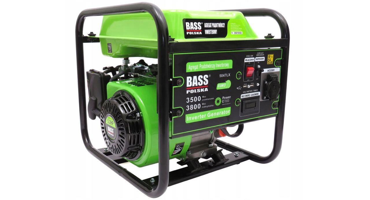 Інверторний бензиновий генератор Bass Polska BP-5047 3,8 кВт