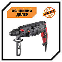 Прямий перфоратор 1000 Вт, 3.2 Дж, 0-1300 об/хв, 0-5100 уд/хв, 3 режими Intertool PAK WT-0170 (1 кВт, 3.2 Дж)