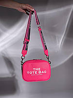 Женская сумка клатч Marc Jacobs Crossbody Leather Bag Pink (розовая) KIS02177 Марк Якобс для девушки