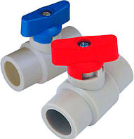 Кран кульовий 25 міні (60шт) red - Kalde