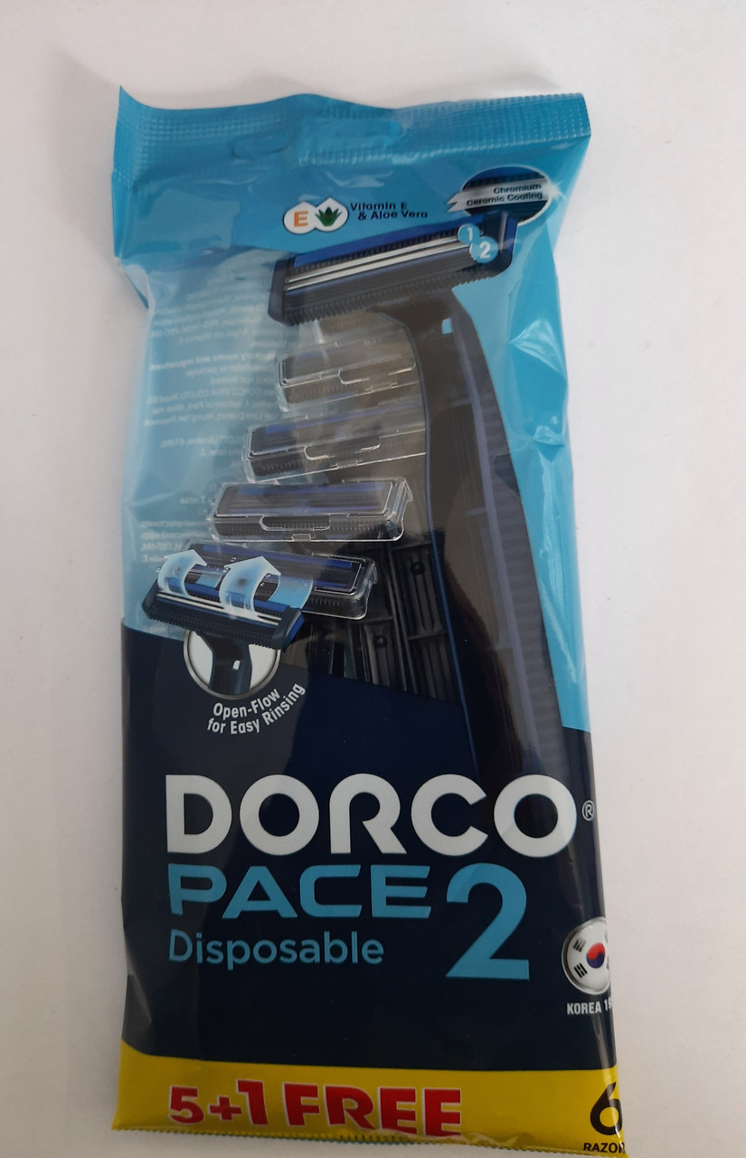 Верстат чоловічий одноразовий Dorco pace 2 6 шт.