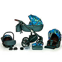 Універсальна коляска 3 в 1 Verdi Mocca Graphite/Blue 12
