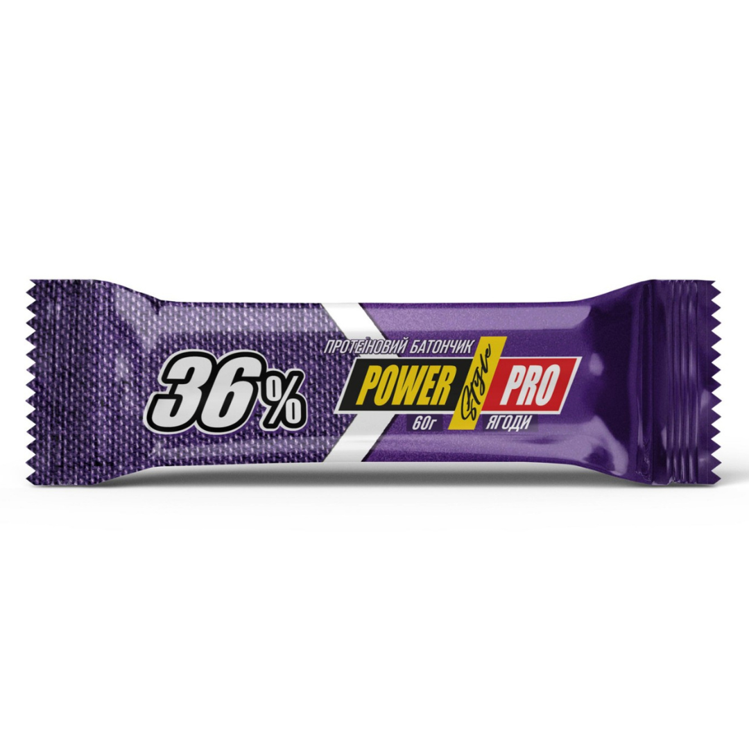 Протеїновий батончик Power Pro 36% Ягода 60 г