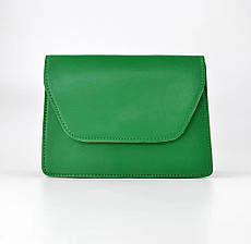 Сумка клатч жіноча зелена класика