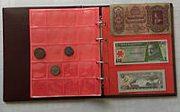 Альбом для монет и банкнот Collection наборной Красный ( hub_cpOn45704 ) SN, код: 1830357