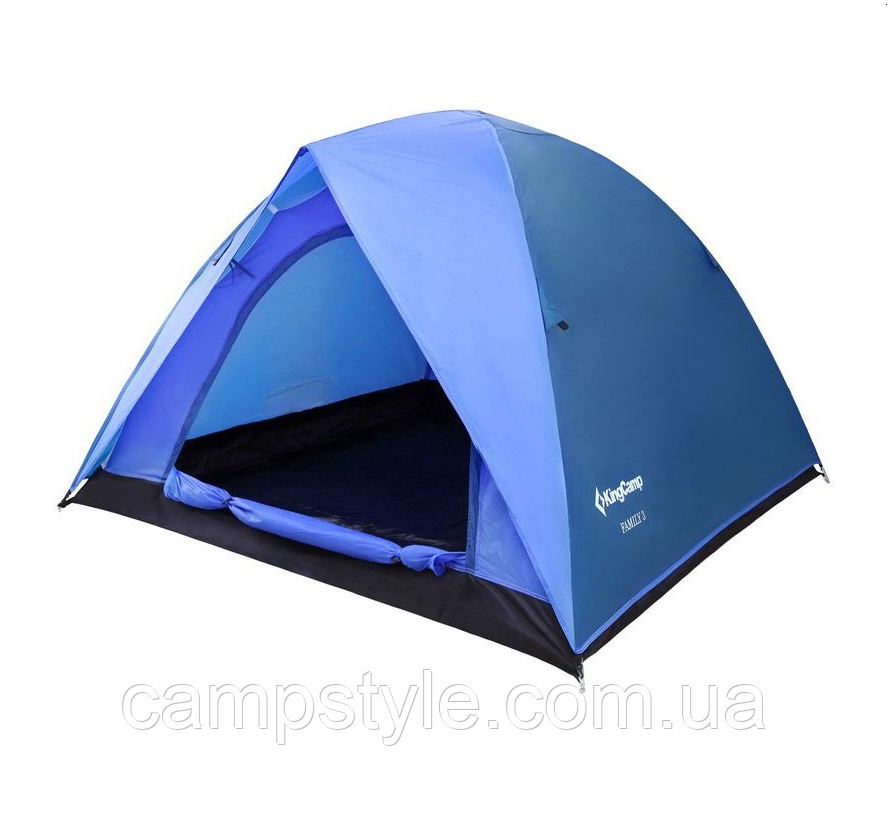 Трехмесная туристическая палатка KingCamp Family 3 KT3073 - фото 2 - id-p80525138
