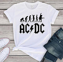 Футболка з принтом AC/DC