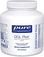 Pure Encapsulations DGL Plus / Деглицирризиновая солодка для здоровья желудка 180 капсул