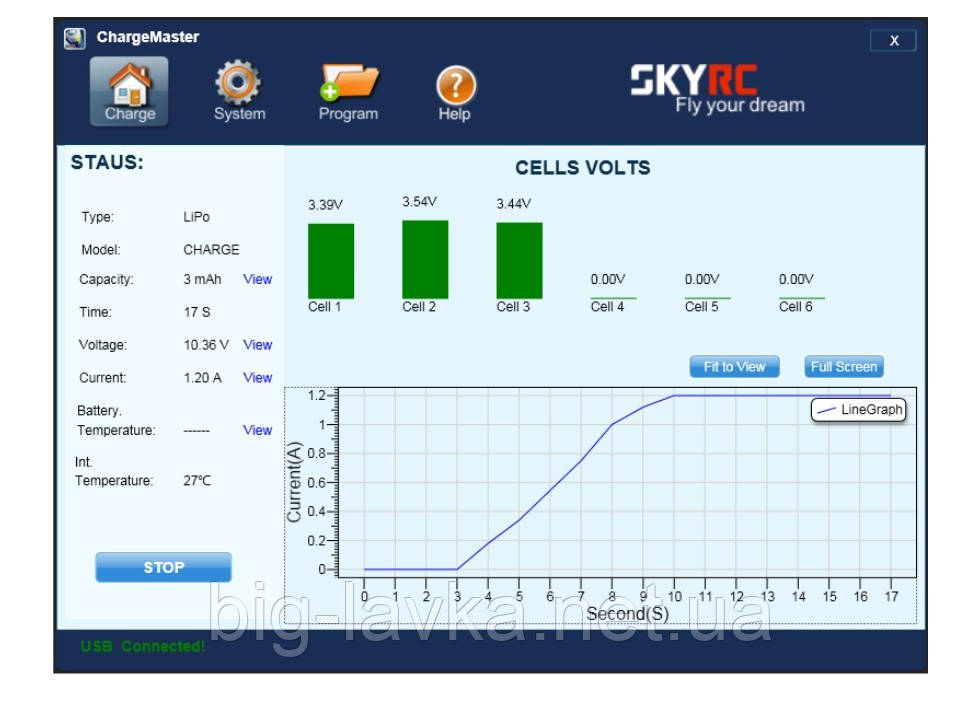 Зарядний пристрій SKYRC Imax B6 V2 60 Вт 6A Синій
