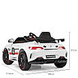 Дитячий електромобіль Mercedes-Benz GT4 AMG (білий колір), фото 3