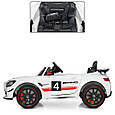 Дитячий електромобіль Mercedes-Benz GT4 AMG (білий колір), фото 5