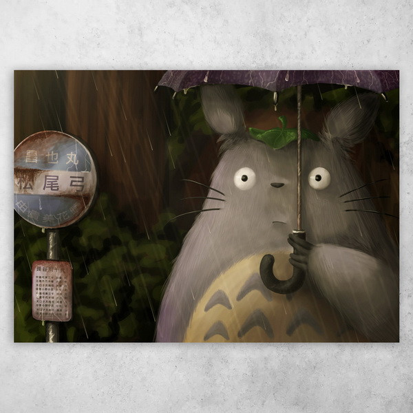 Аніме плакат постер "Мій сусід Тоторо / My Neighbor Totoro" №23, фото 1