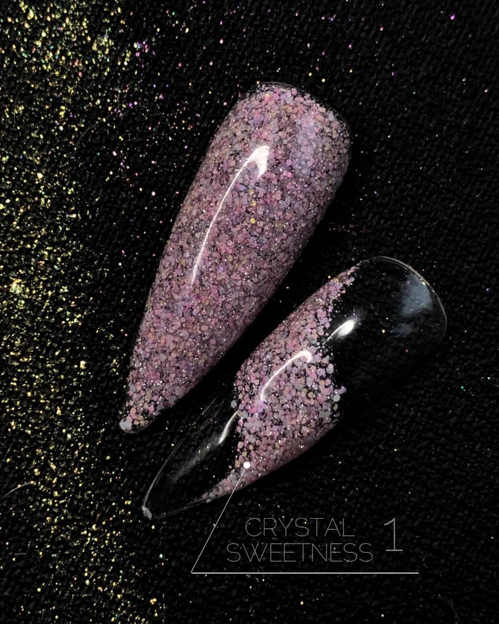 Світловідбивний гель-лак Crooz Crystal Sweetness Gel №1, 8 мл, фото 1