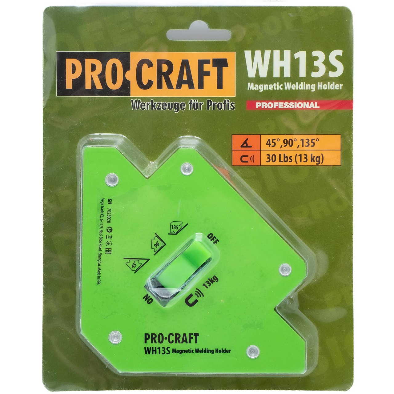 Магнітний кутник для зварювання Procraft WH13S