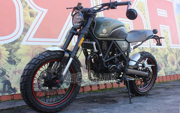 GEON Scrambler 250 Green Matt