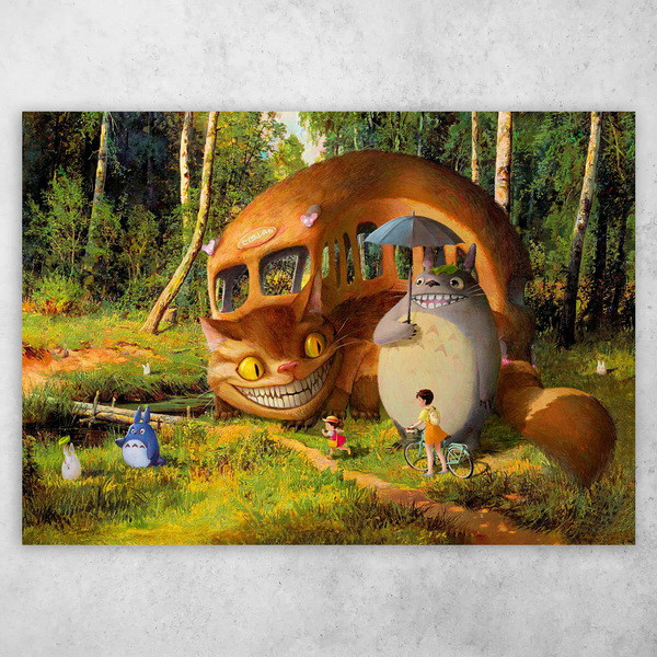 Аніме плакат постер "Мій сусід Тоторо / My Neighbor Totoro" №28, фото 1