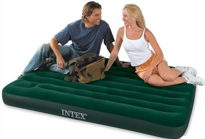 Надувний матрац з насосом Intex 66928 (191х131х22)