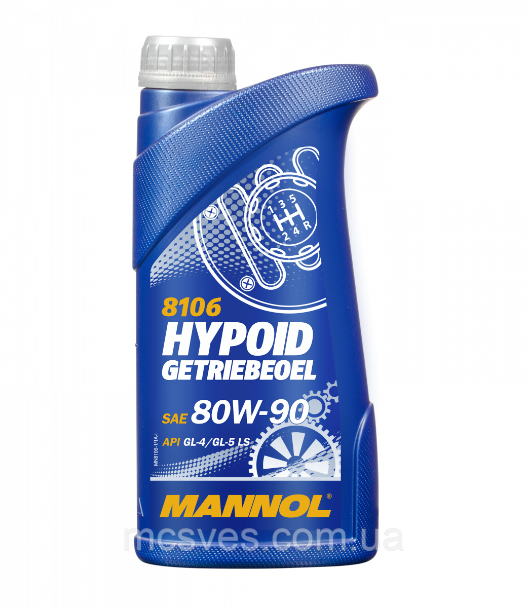 Олива трансмісійна MANNOL 8106 Hypoid 80W-90 GL-4/GL-5 LS 1L
