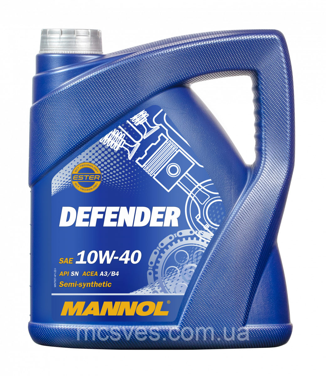 Моторна олива MANNOL Defender 10W-40 7507 4L