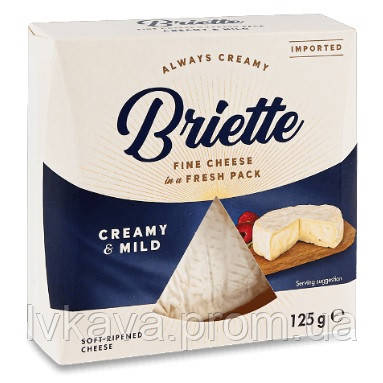 Сир сичужний м'який Biette Creamy & Mild , 125 гр