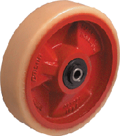 Чавунне колесо з посиленим поліуретановим протектором СV-серія 
