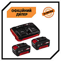 Аккумулятор+зарядное Einhell Twincharger Kit Power-X-Change New (18V 2x 3,0Ah), батарея einhell PAK