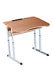 Комплект стіл учнівський 1-місний антисколіозний, фото 2