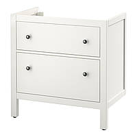 Шкаф для раковины с 2 ящ IKEA ХЕМНЭС, белый, 80x47x83 см, 202.176.64