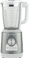 Блендер Gorenje стаціонарний 1400Вт, чаша-1750мл, скло, білий Baumar - Порадуй Себе