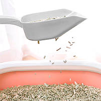 Совок для прибирання за собакою кішкою Taotaopets Gray шт., фото 2