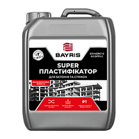 Пластификатор Bayris Super для бетонов и стяжек 5л