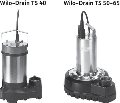 Насос із занурним двигуном для брудної води Wilo-Drain TS 40-65 , WILO (Німеччина)